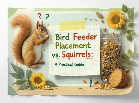 Keep squirrels away with proper placement! Learn how to set up your smart bird feeder with camera and solar panel for a clear view and squirrel-free feeding