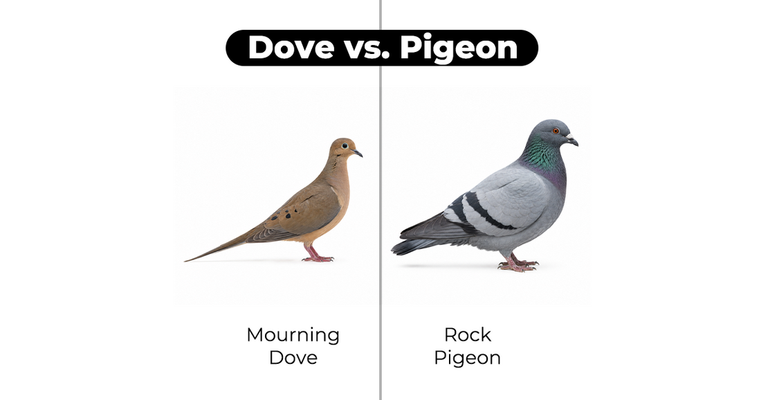 Dove vs Pigeon: Names, Species and Field Differences