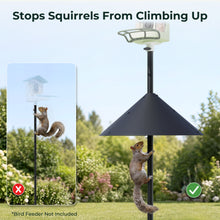 Kiwibit 75″ Inch Smart Bird Feeder Pole with Squirrel Proof Baffle