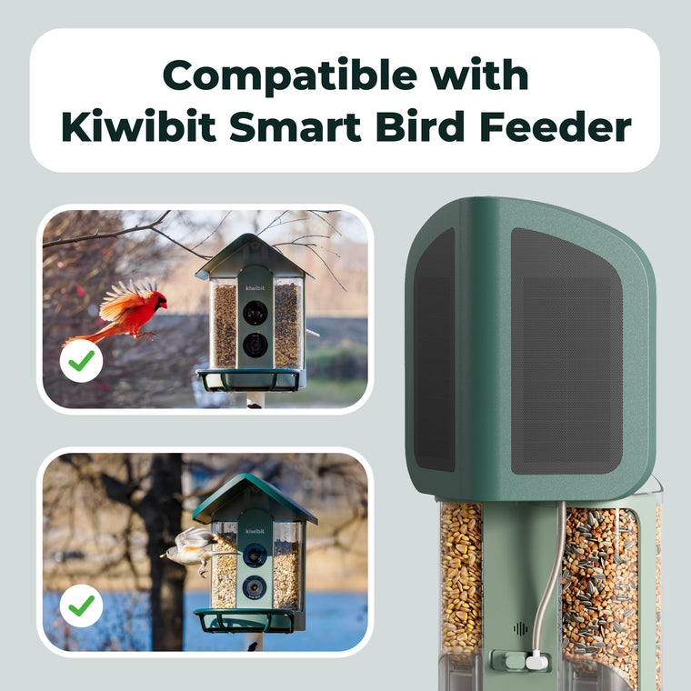 Kiwibit Smart Bird Feeder – 4.4W Solar Roof Replacement (IP65 Waterproof)