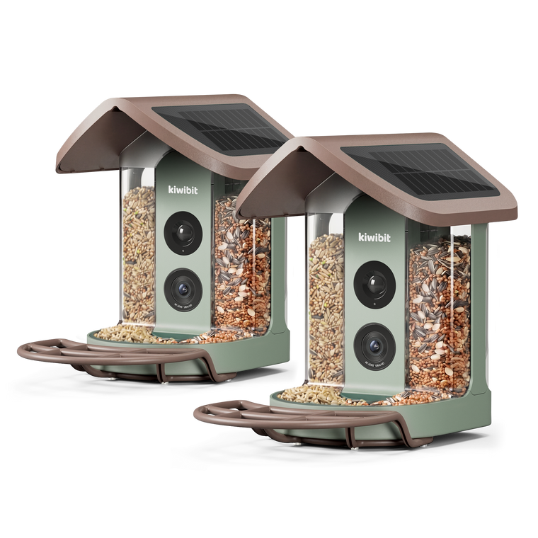 2 × Kiwibit Bird Feeder 2 (Lifetime AI Included) - Flash Sale