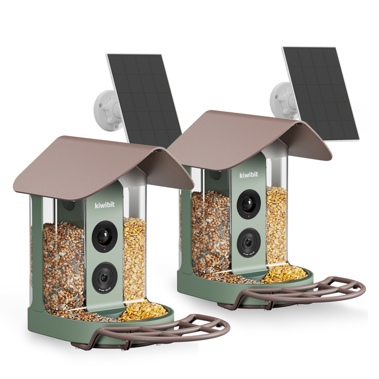 2 × Kiwibit Bird Feeder (Lifetime AI Included) - Flash Sale