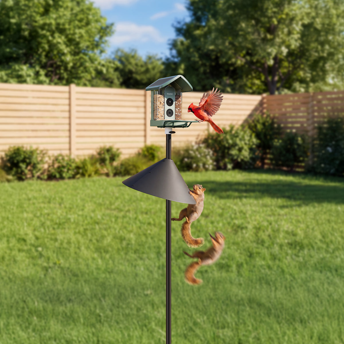 Smart Bird Feeder 2 + Squirrel Baffle