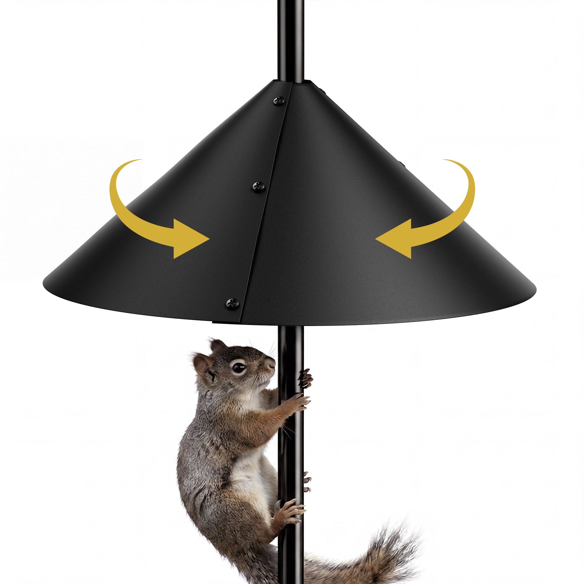Kiwibit 19" Squirrel Baffle for Bird Feeder Pole