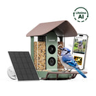Kiwibit Bird Feeder 4K AI Camera Solar Panel Kit (Lifetime AI Included)