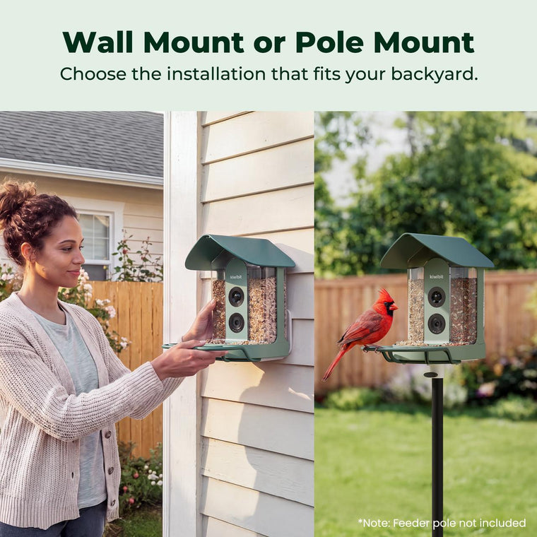 Kiwibit Bird Feeder 4K AI Camera