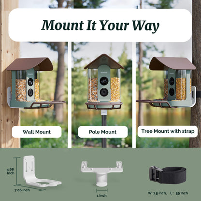 Beako™ Smart Bird Feeder With Camera-AI Included