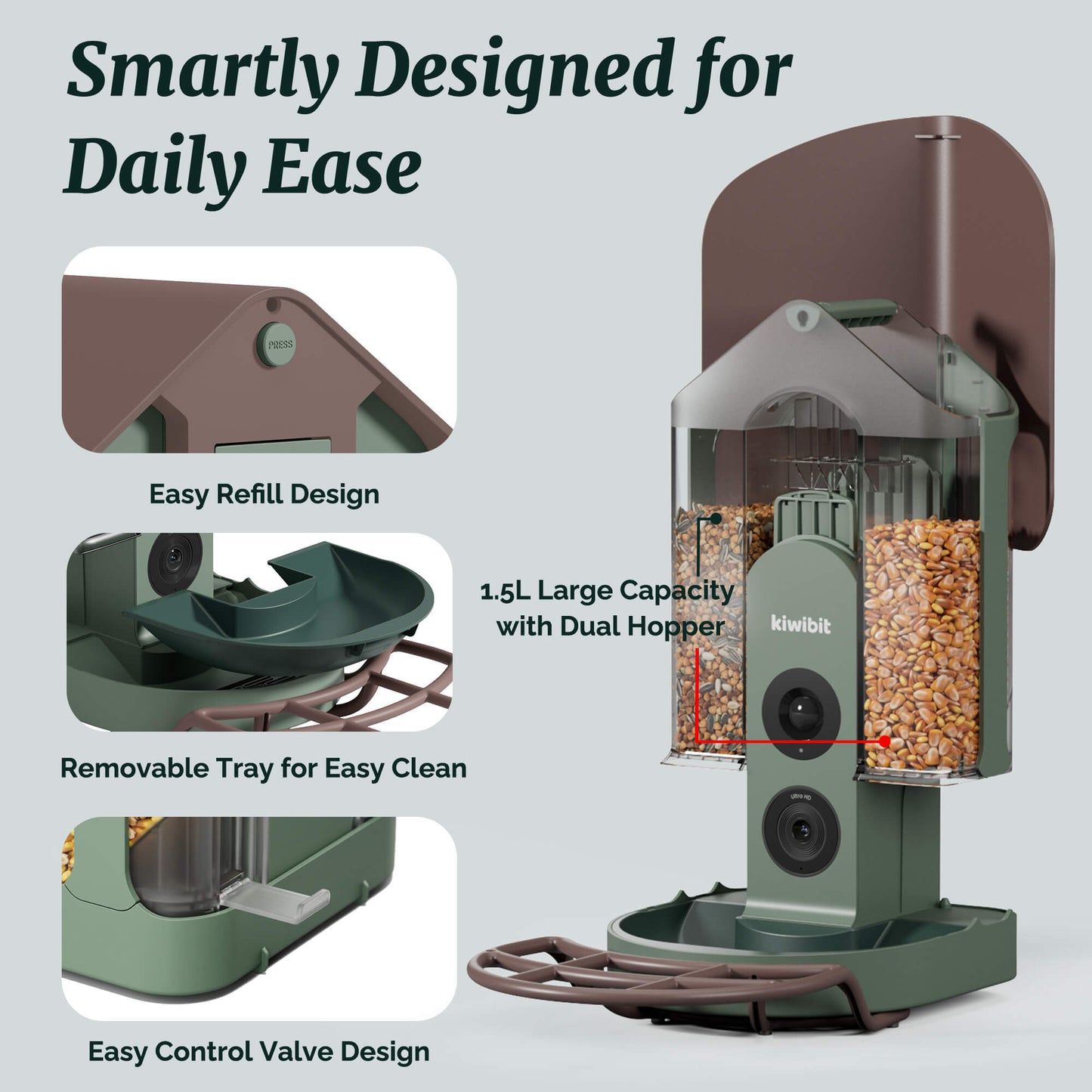 Beako™ Smart Bird Feeder With Camera-AI Included