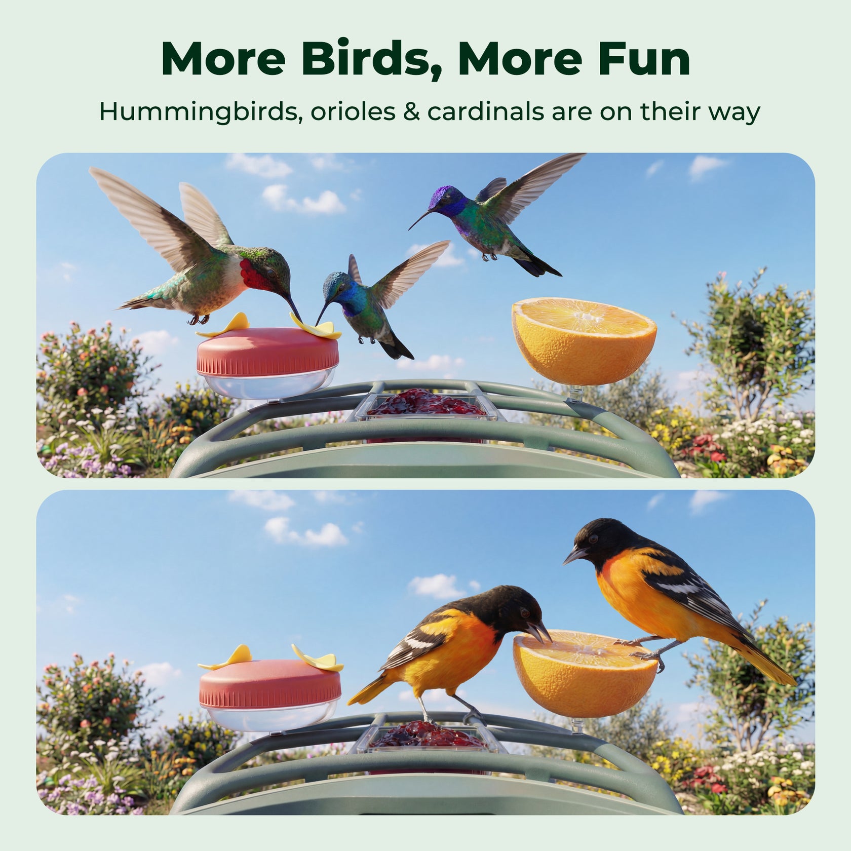 Kiwibit Bird Feeder 2 4K AI Camera with Solar Panel