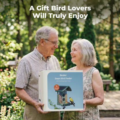 Kiwibit Bird Feeder 2 4K AI Camera with Solar Panel + Free 2K Wired Security Camera