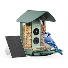 Kiwibit Bird Feeder 4K AI Camera Solar Panel Kit