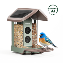 Kiwibit Bird Feeder 2 4K AI Camera with Solar Panel (Lifetime AI Included)