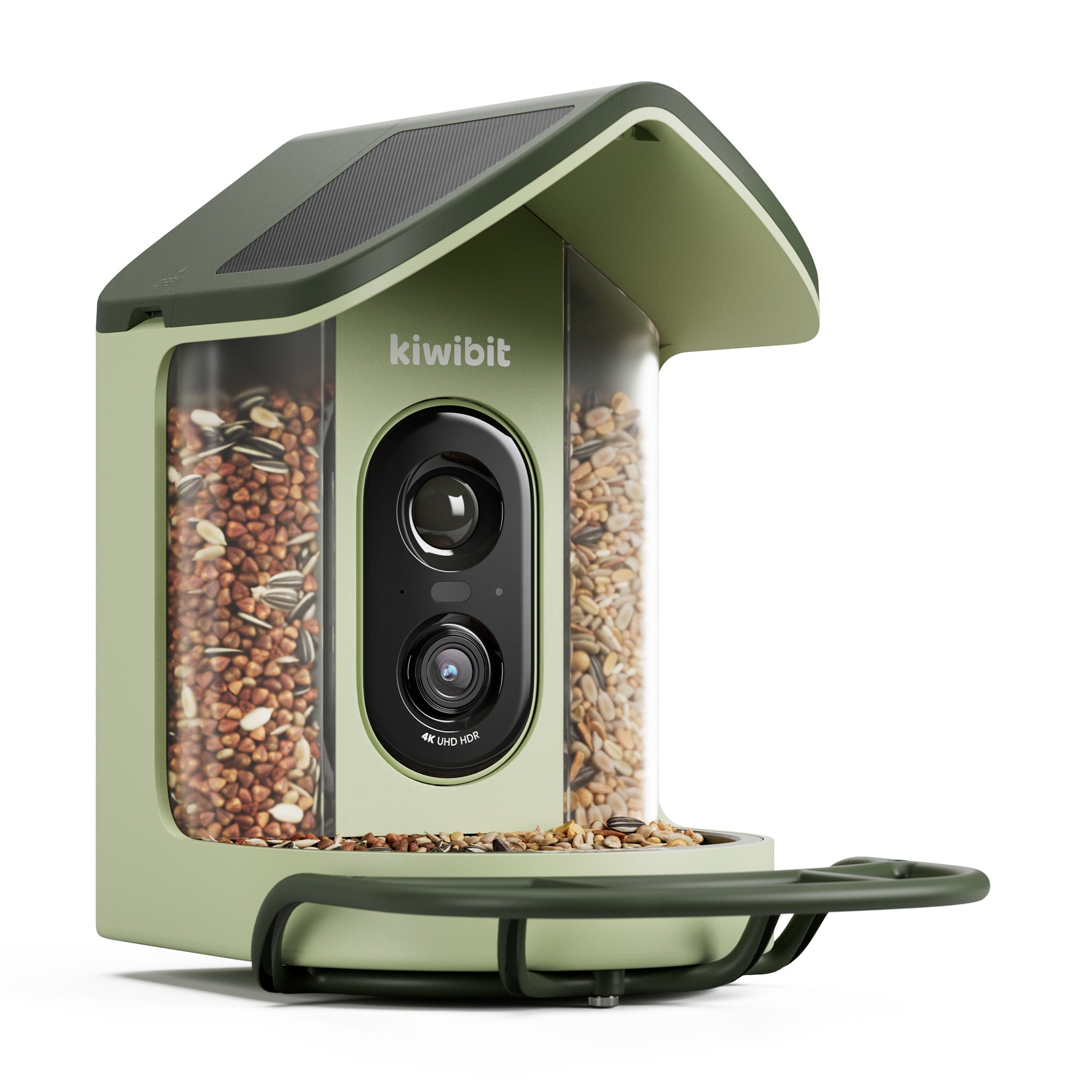Kiwibit Bird Feeder 2 Mini 4K AI Camera with Solar Panel (Lifetime