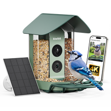 Kiwibit Bird Feeder 4K AI Camera Solar Panel Kit