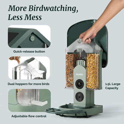 Beako™ Smart Bird Feeder with Solar Roof