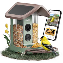 Kiwibit Bird Feeder 2 4K AI Camera with Solar Panel (Lifetime AI Included)