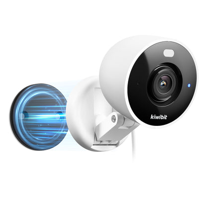 Kiwibit 2K Wired Security Camera with Magnetic Mount
