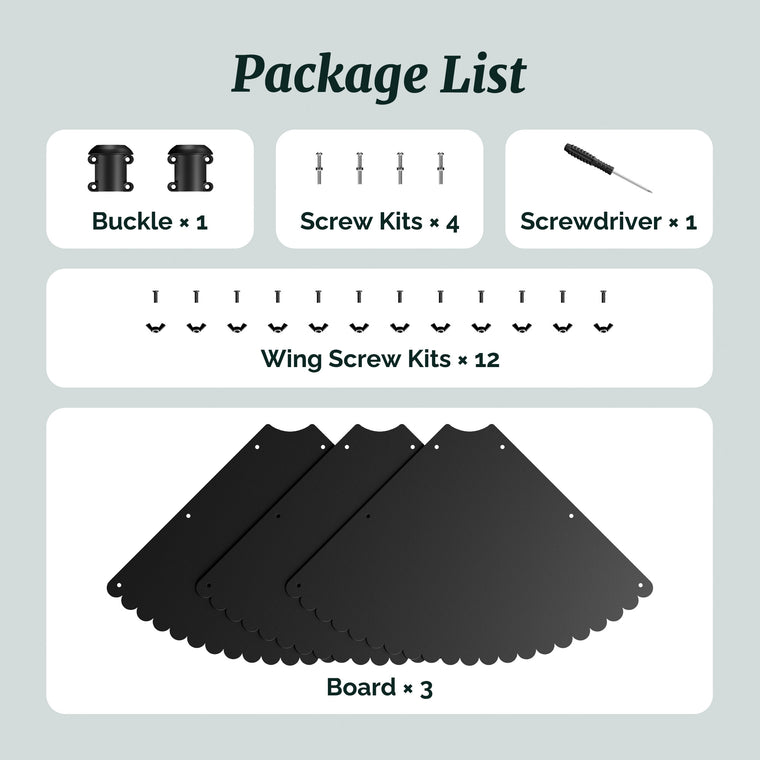 Kiwibit 19" Squirrel Baffle for Bird Feeder Pole