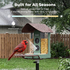 Kiwibit Bird Feeder 4K AI Camera Solar Panel Kit (Lifetime AI Included)
