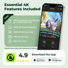 Kiwibit Bird Feeder 4K AI Camera Solar Panel Kit